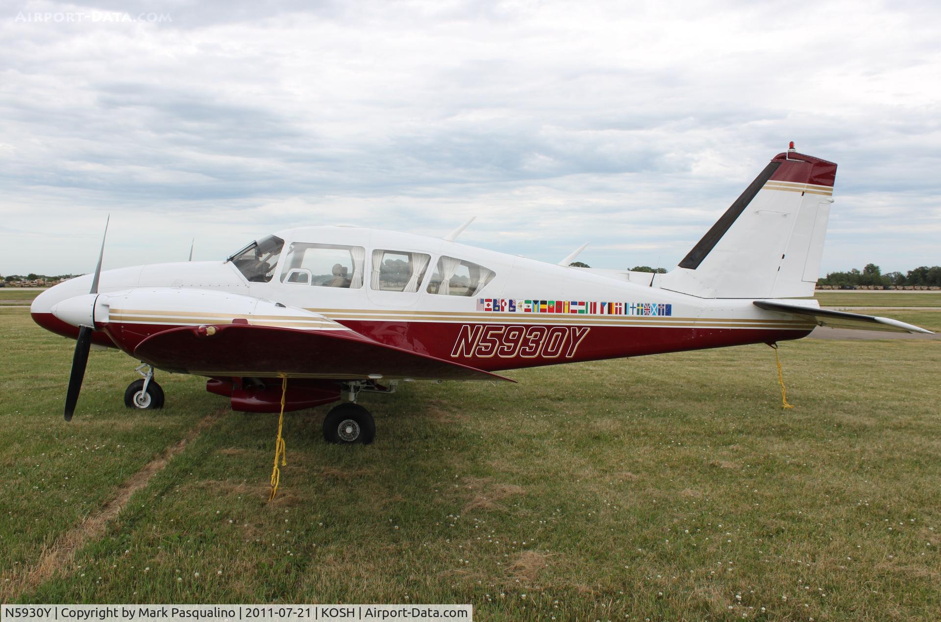 N5930Y, 1965 Piper PA-23-250 Aztec C/N 27-3091, Piper PA-23-250