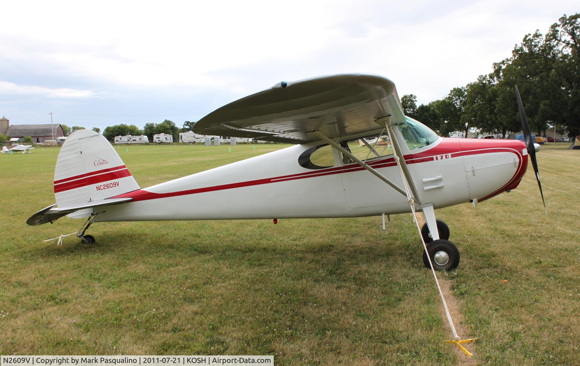 N2609V, 1948 Cessna 170 C/N 18119, Cessna 170
