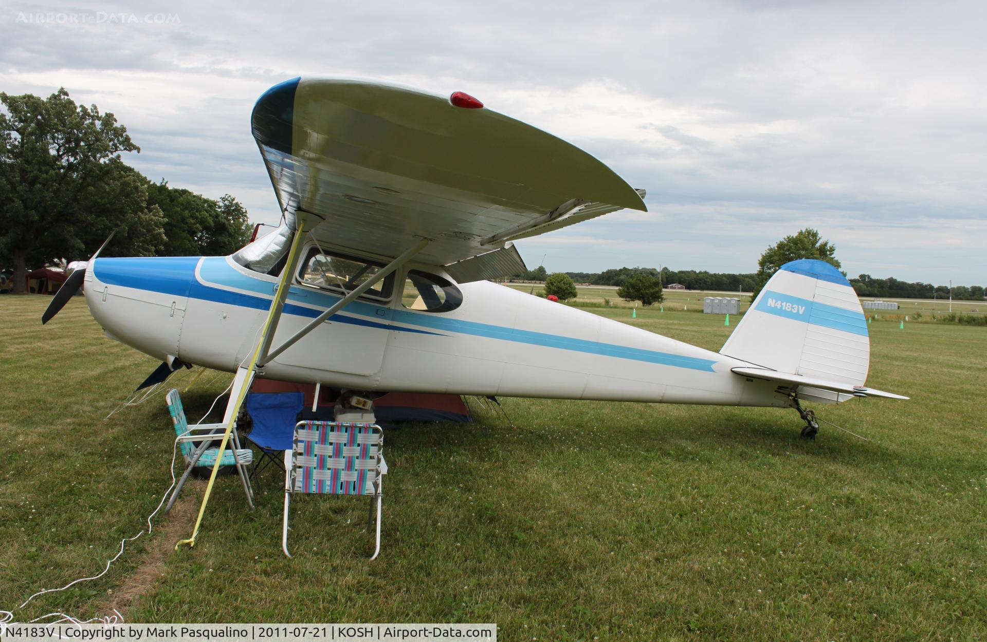 N4183V, 1948 Cessna 170 C/N 18516, Cessna 170
