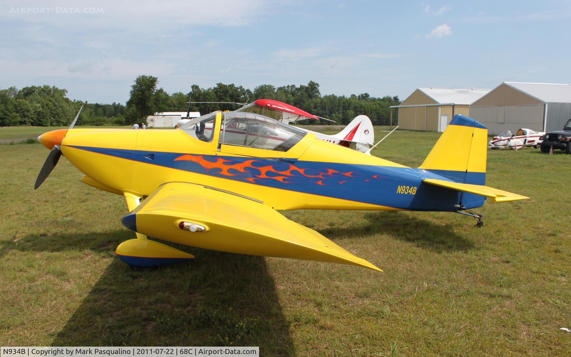 N934B, 1998 Vans RV-6 C/N 20750, Vans RV-6