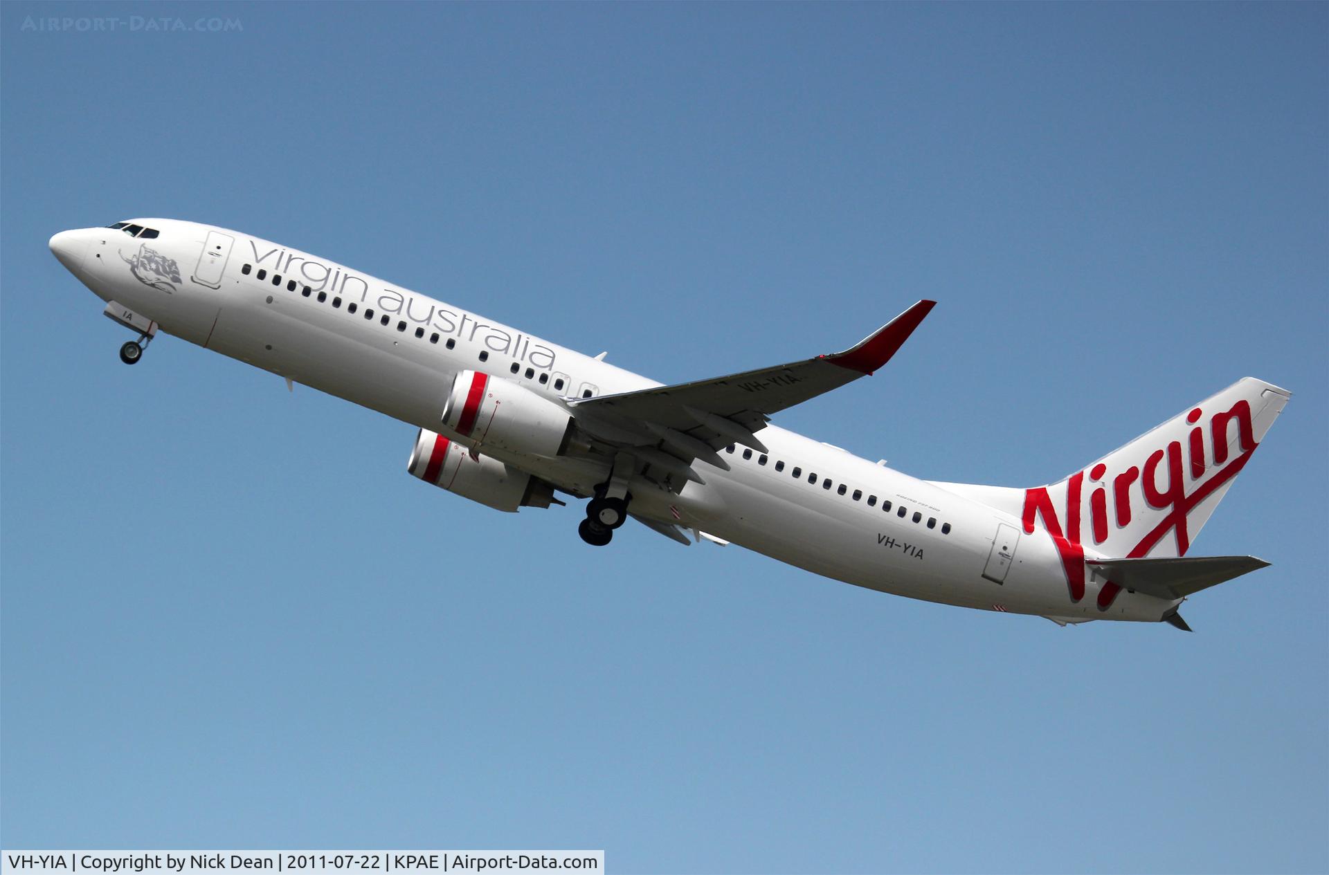 VH-YIA, 2011 Boeing 737-8FE C/N 37824, KPAE/PAE