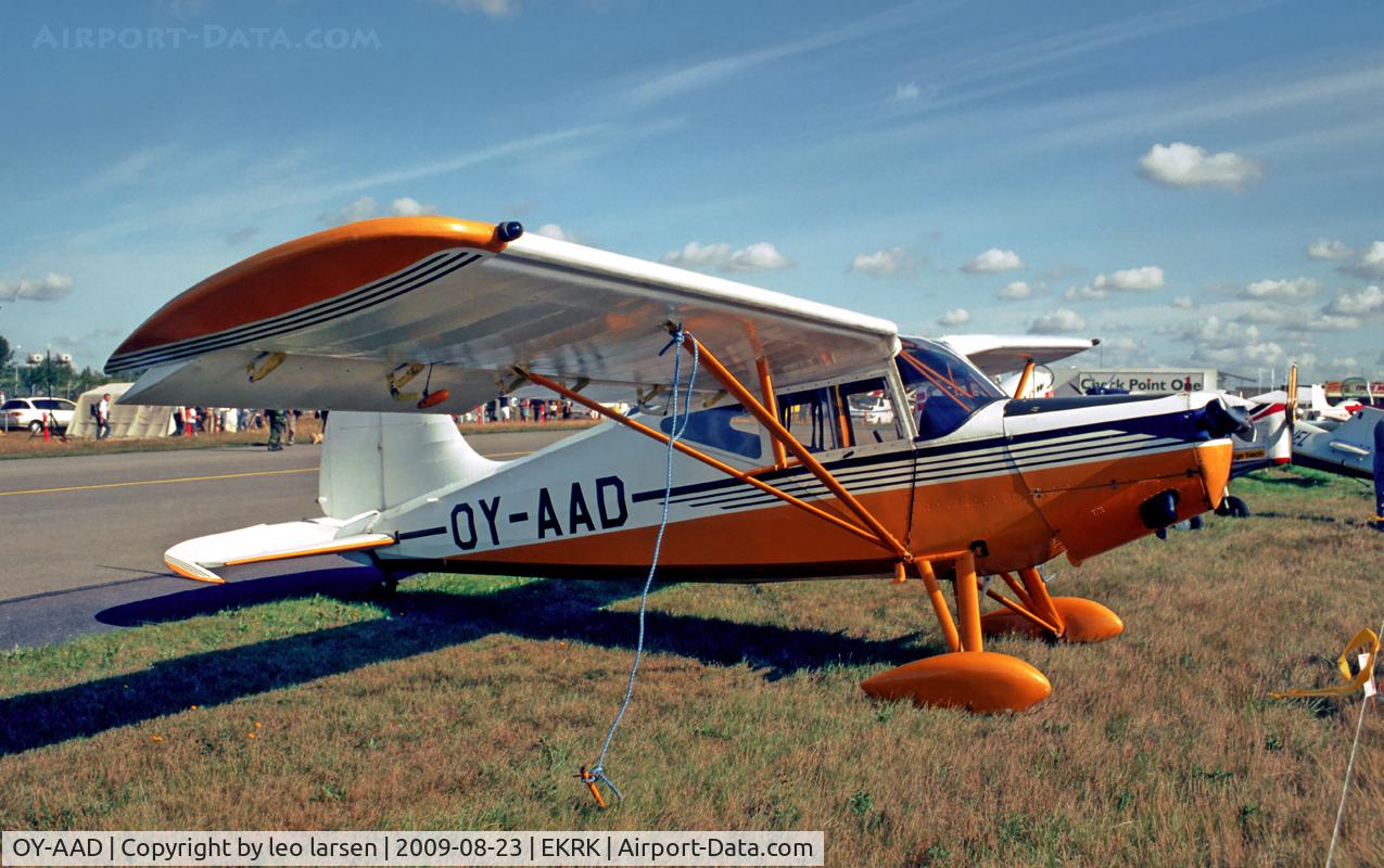 OY-AAD, 1947 SAI KZ VII Laerke C/N 157, Roskilde Air Show 23.8.09