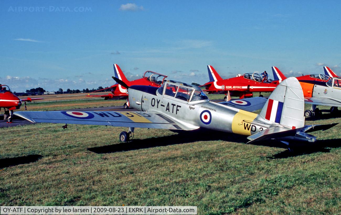 OY-ATF, 1950 De Havilland DHC-1 Chipmunk 22 C/N C1/0256, Roskilde Air Show 23.8.09