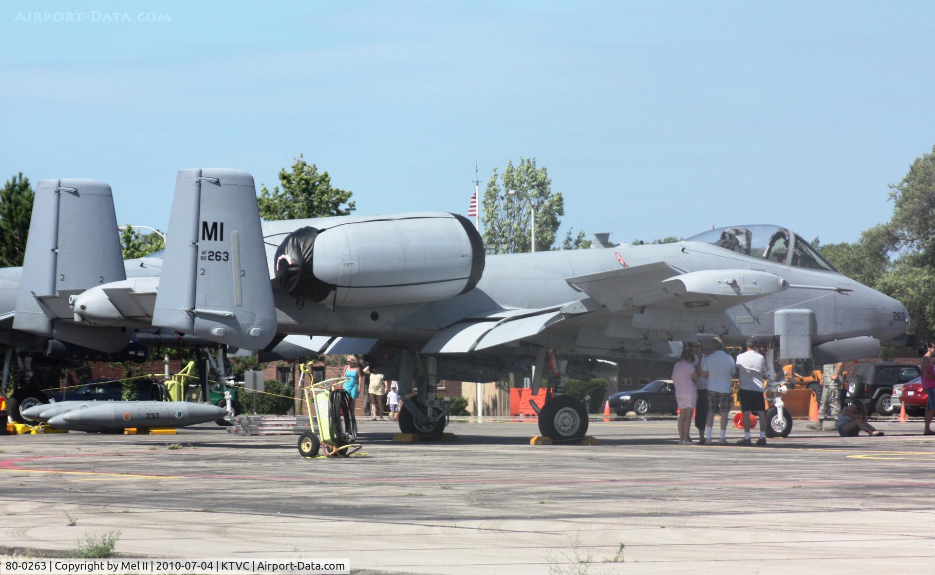 80-0263, 1980 Fairchild Republic A-10C Thunderbolt II C/N A10-0613, 2010 National Cherry Festival Air Show