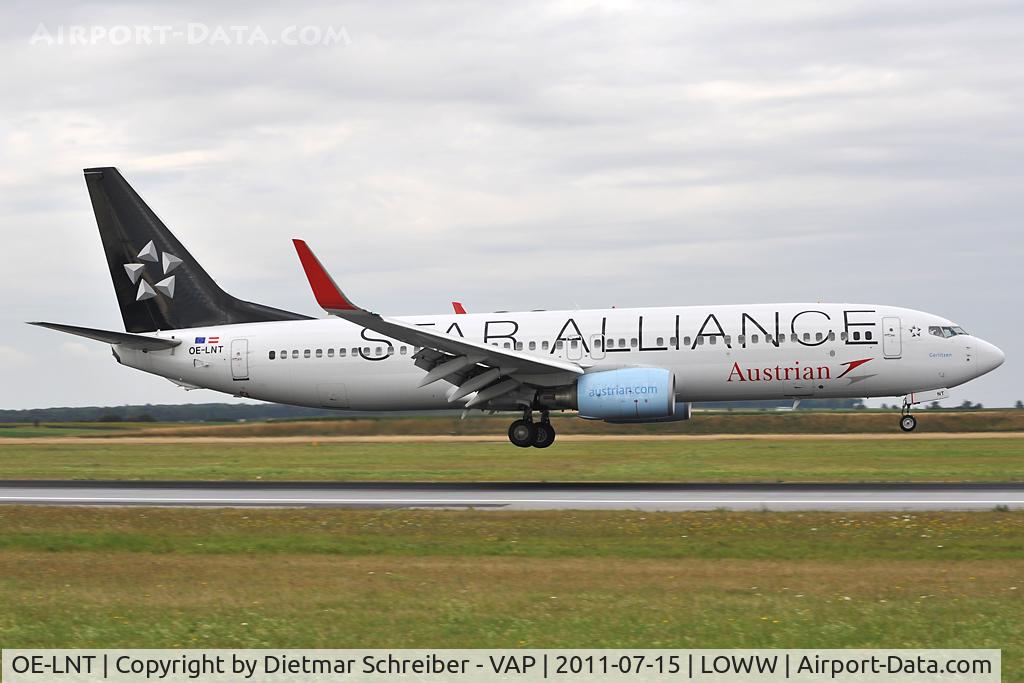 OE-LNT, 2006 Boeing 737-8Z9 C/N 33834, Austrian Airlines Boeing 737-800