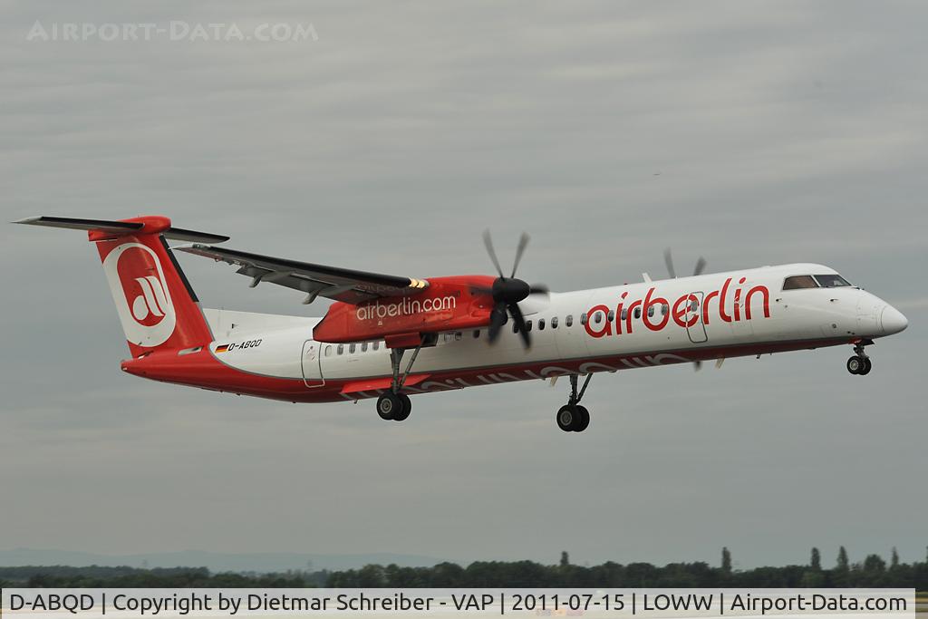 D-ABQD, 2009 De Havilland Canada DHC-8-402Q Dash 8 C/N 4234, Air Berlin Dash 8-400