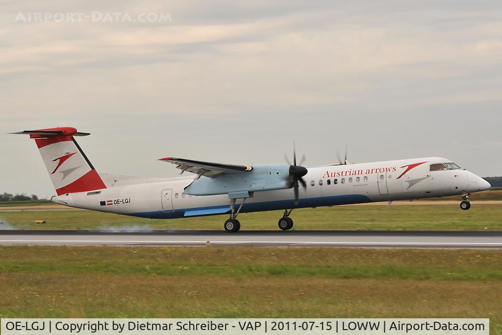 OE-LGJ, 2005 De Havilland Canada DHC-8-402Q Dash 8 C/N 4104, Austrian Arrows Dash 8-400