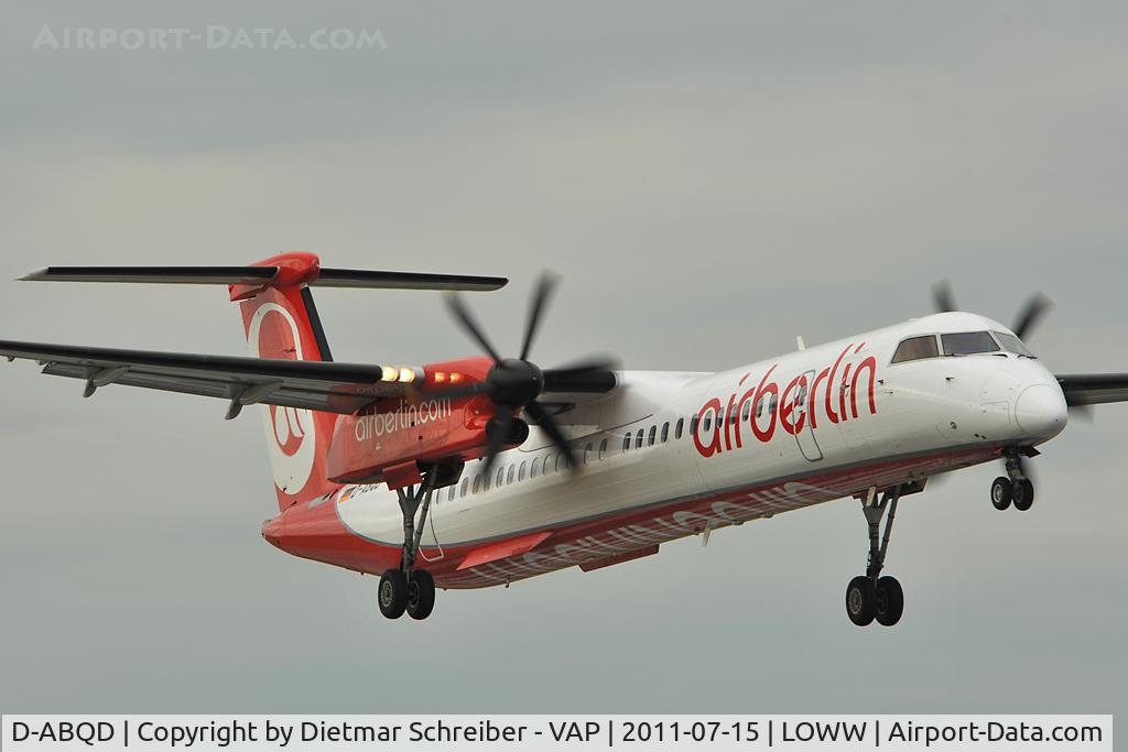 D-ABQD, 2009 De Havilland Canada DHC-8-402Q Dash 8 C/N 4234, Air Berlin Dash 8-400