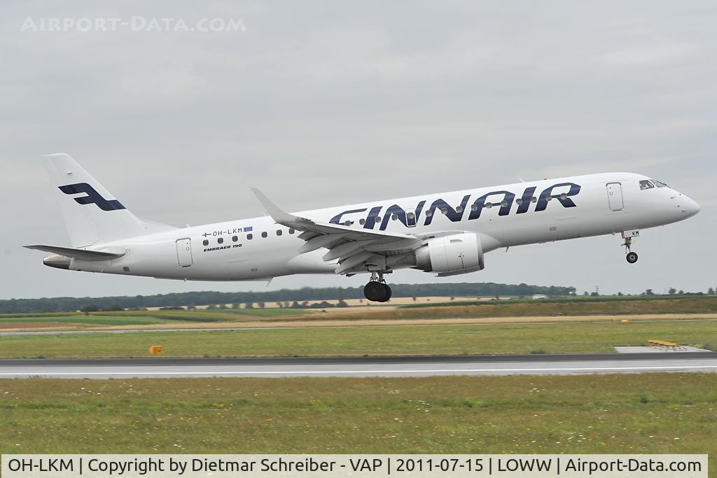 OH-LKM, 2008 Embraer 190LR (ERJ-190-100LR) C/N 19000160, Finnair Embraer 190
