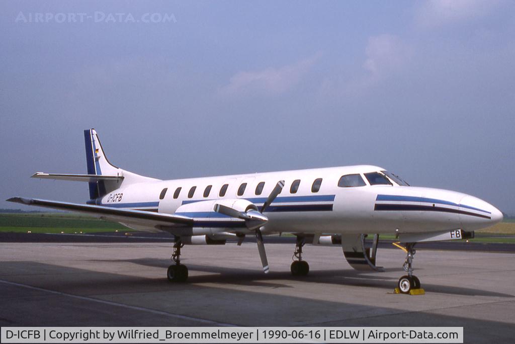 D-ICFB, 1977 Swearingen SA-226AT Merlin IVA C/N AT-058, Sold to Aeronardi as I-NARW.