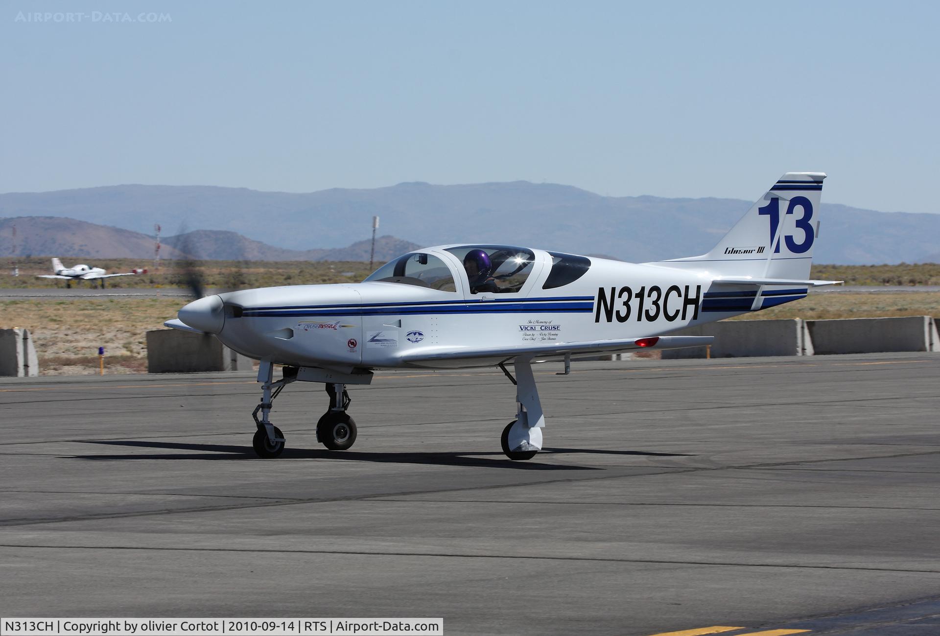 N313CH, 1991 Stoddard-Hamilton Glasair SH-3R C/N 3017, Reno air races 2010