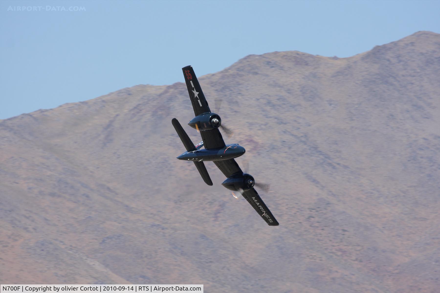 N700F, 1945 Grumman F7F-3 Tigercat C/N C.132, Reno air races 2010