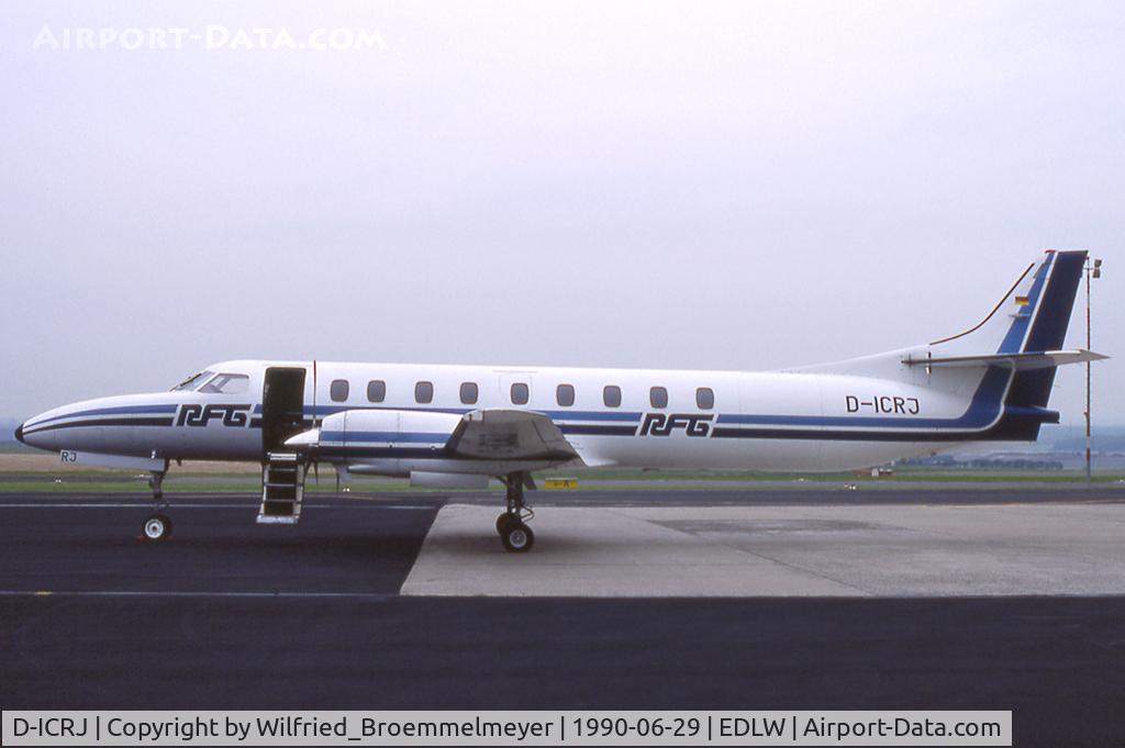 D-ICRJ, 1979 Swearingen SA-226TC Metro II C/N TC-309, RFG - Regionalflug GmbH / Parked on Apron, in front of RFG Hangar.