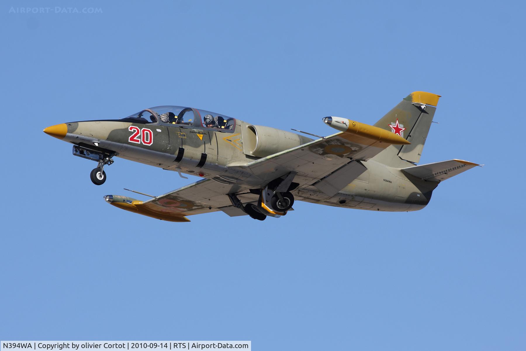 N394WA, 1985 Aero L-39C Albatros C/N 533237, Taking off during theReno air races