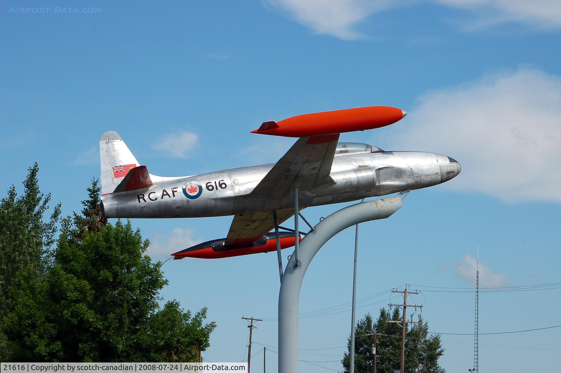 21616, Canadair CT-133 Silver Star 3 C/N T33-616, Canadair T-33 at the Bomber Command Museum of Canada - Nanton, Alberta, Canada