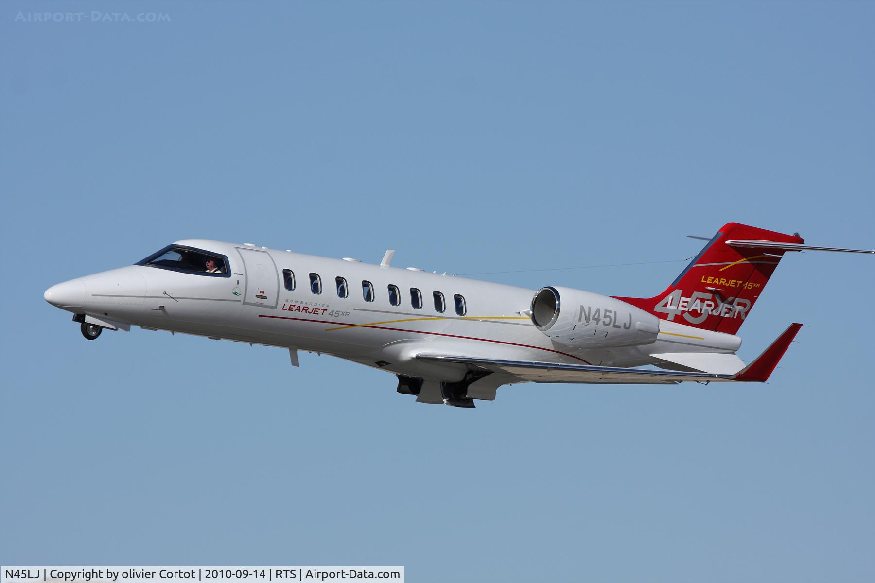 N45LJ, 2009 Learjet 45 C/N 45-392, Reno air races 2010