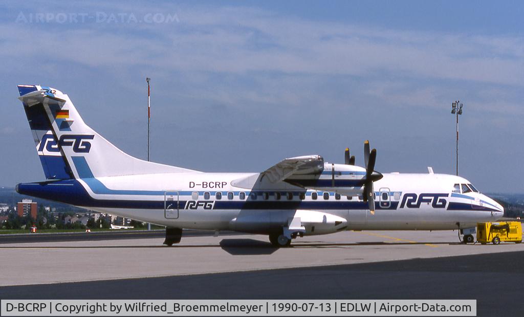 D-BCRP, 1989 ATR 42-300QC C/N 158, RFG - Regionalflug GmbH