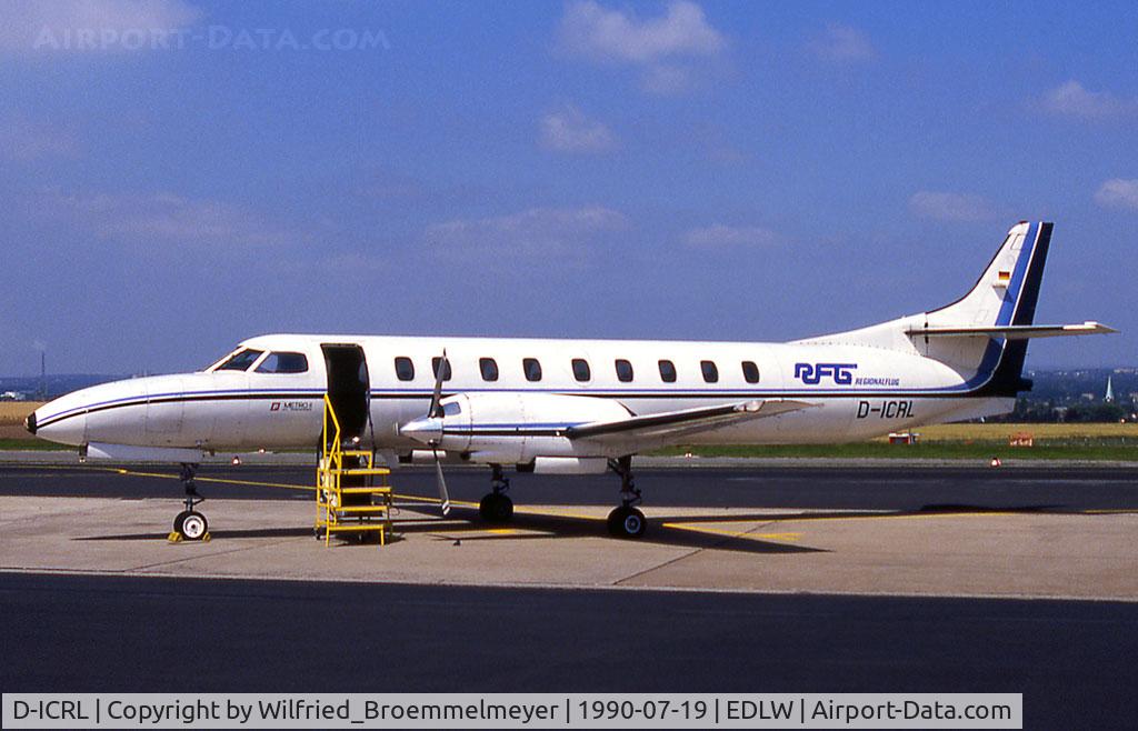 D-ICRL, 1980 Swearingen SA-226TC Metro II C/N TC-393, RFG - Regionalflug GmbH