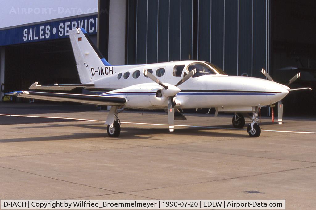 D-IACH, Cessna 421C Golden Eagle C/N 421C-0672, In front of RFG Hangar