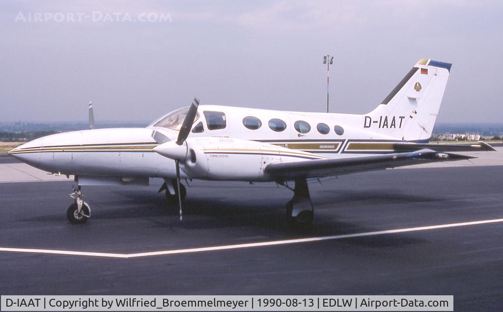 D-IAAT, Cessna 421C Golden Eagle C/N 421C0496, In front of RFG Hangar.