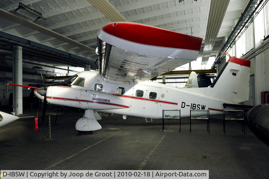 D-IBSW, Dornier Do-28D-1 Skyservant C/N 4033, ex TU Braunschweig now preserved in Wernigerode.