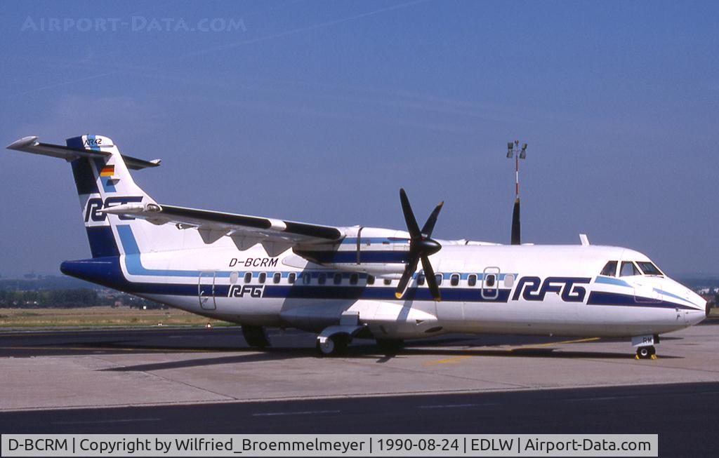 D-BCRM, 1987 ATR 42-300 C/N 038, RFG - Regionalflug GmbH /