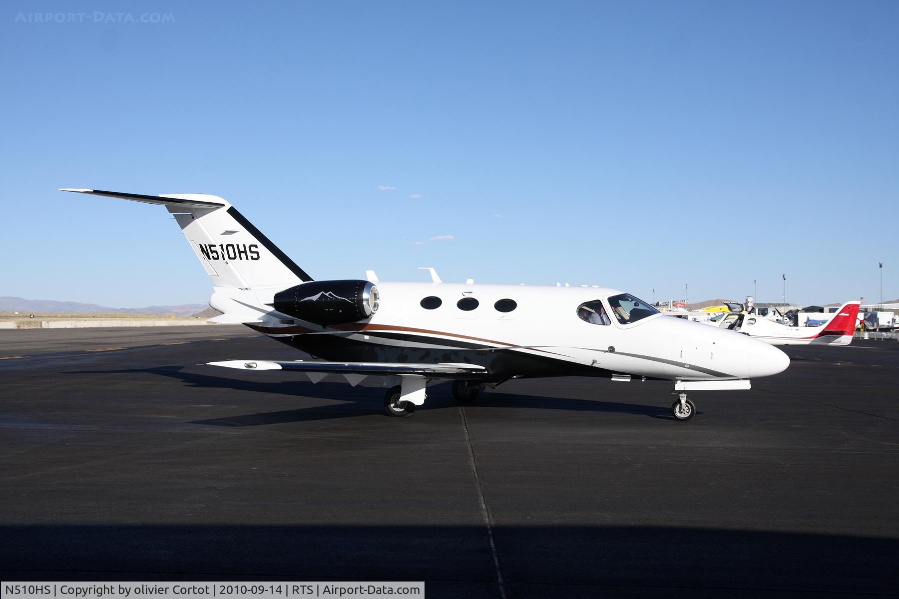 N510HS, Cessna 510 Citation Mustang C/N 510-0320, Reno air races 2010