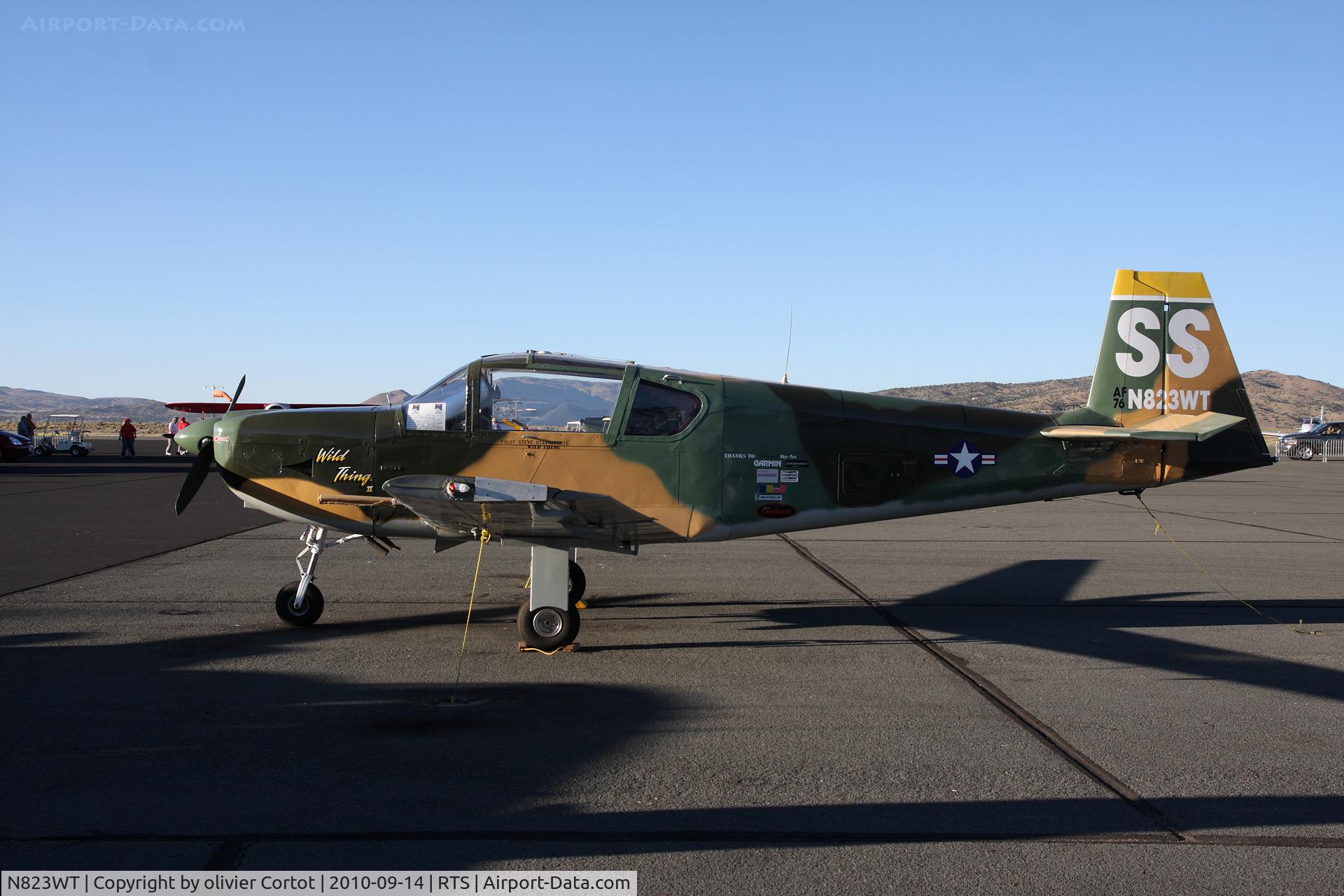 N823WT, 1976 IAR IAR-823 C/N 24, Reno air races 2010