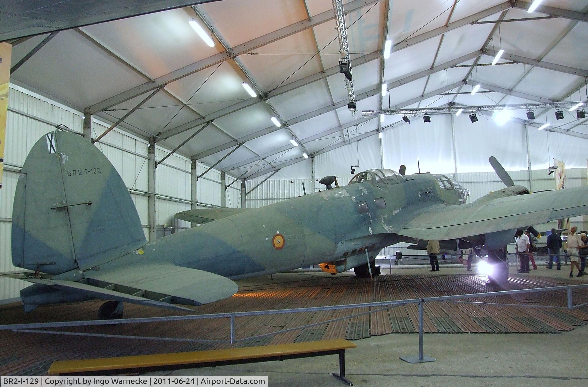 BR2-I-129, CASA 2-111D C/N 123, CASA 2.111D (license produced Heinkel He 111 with Rolls-Royce engines) at the Musee de l'Air, Paris/Le Bourget