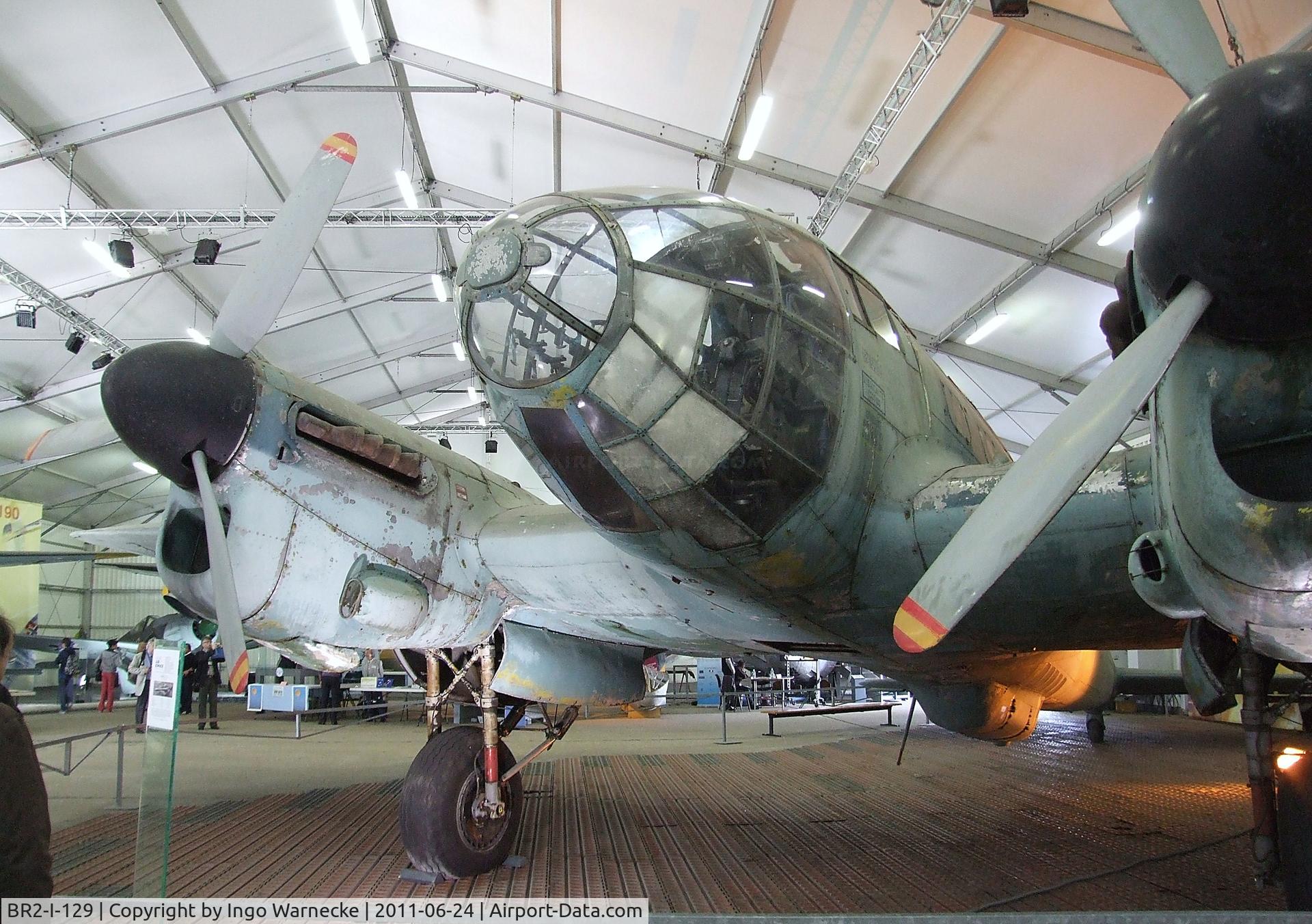 BR2-I-129, CASA 2-111D C/N 123, CASA 2.111D (license produced Heinkel He 111 with Rolls-Royce engines) at the Musee de l'Air, Paris/Le Bourget