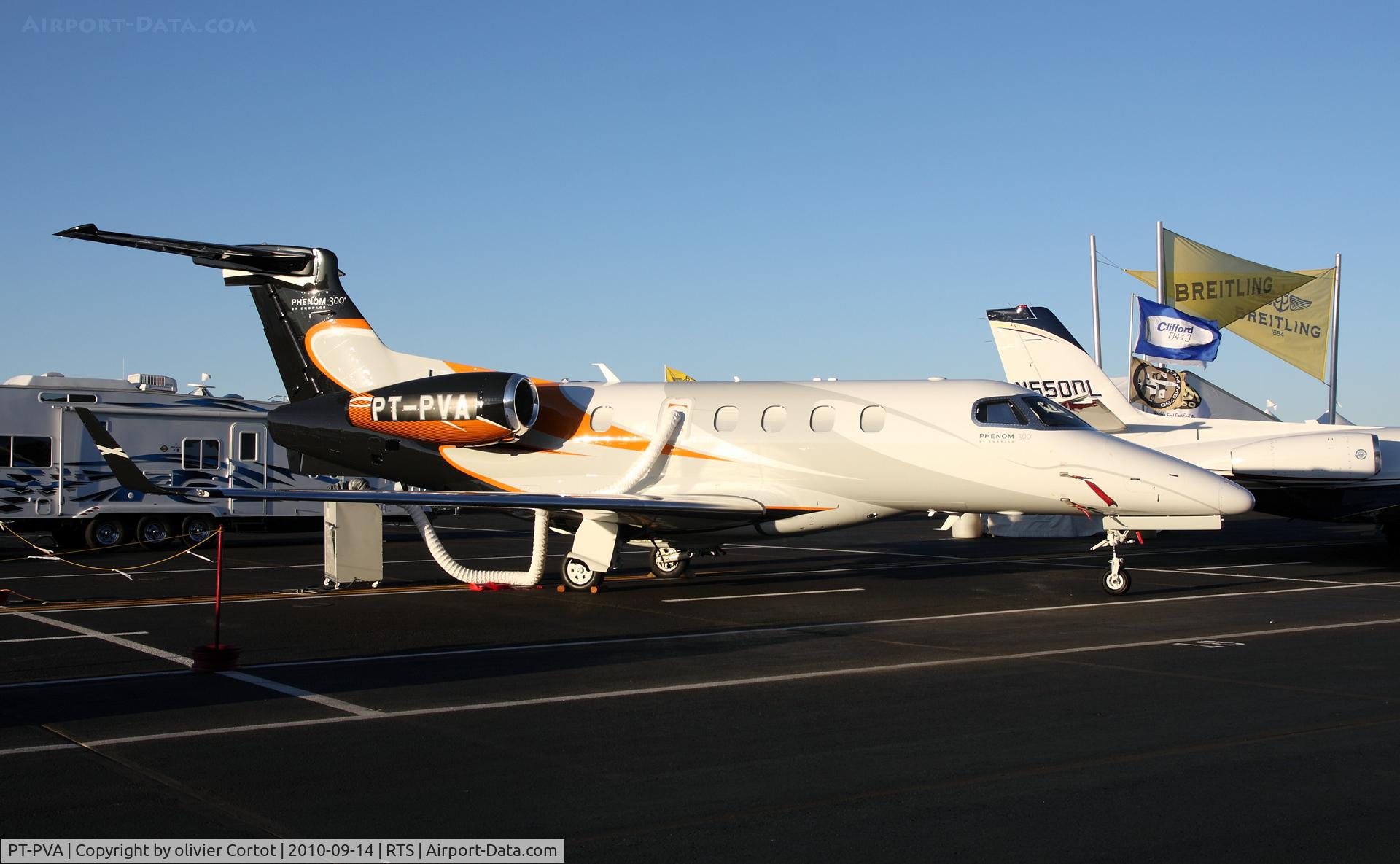 PT-PVA, 2009 Embraer EMB-505 Phenom 300 C/N 50500007, Reno air races 2010
