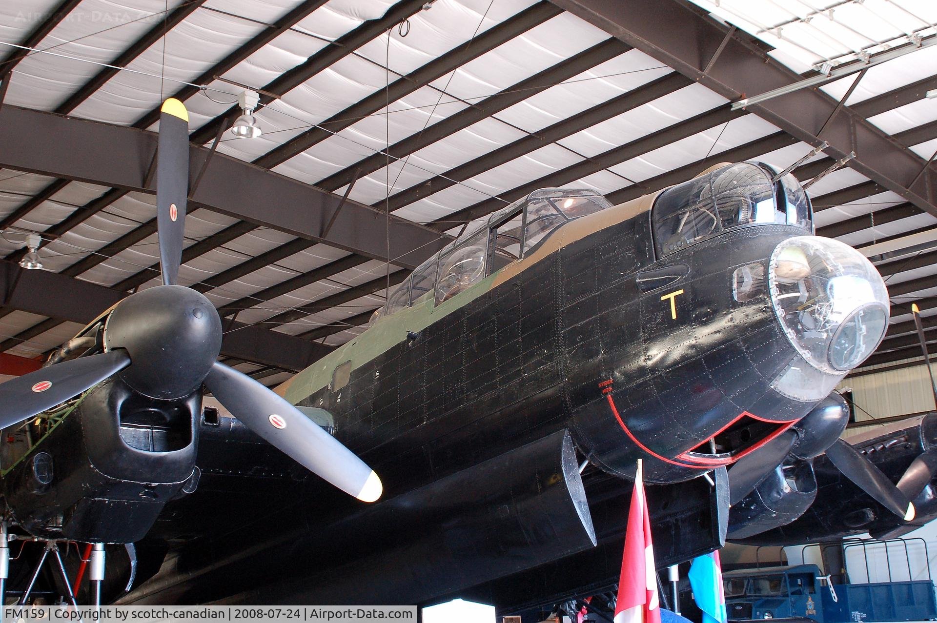 FM159, 1945 Avro 683 Lancaster B10 C/N Not found FM159, Avro Lancaster FM159 at the Bomber Command Museum of Canada - Nanton, Alberta, Canada