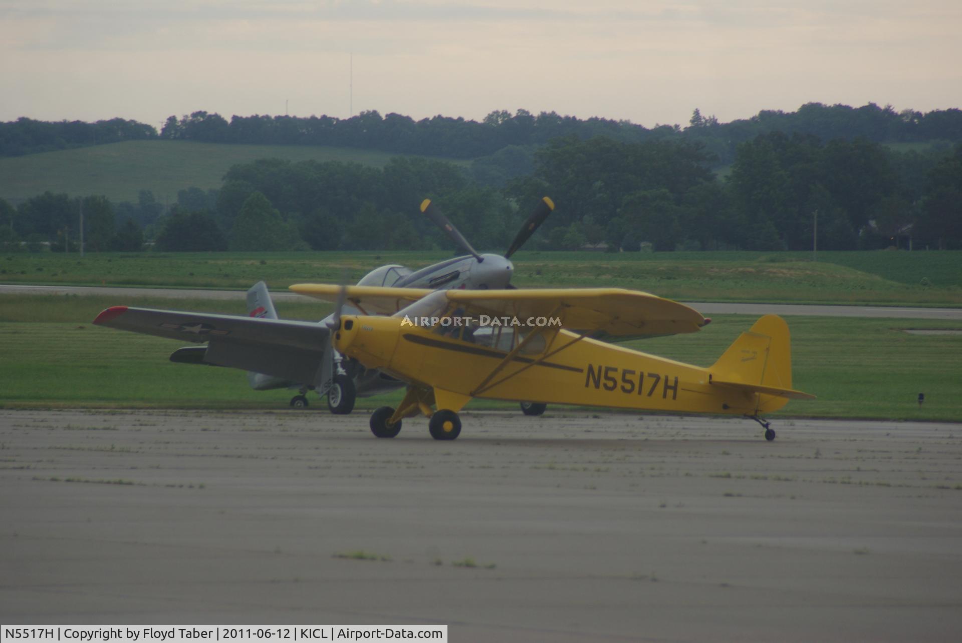 N5517H, 1948 Piper PA-11 Cub Special C/N 111019, Clarinda Fly In Attendee