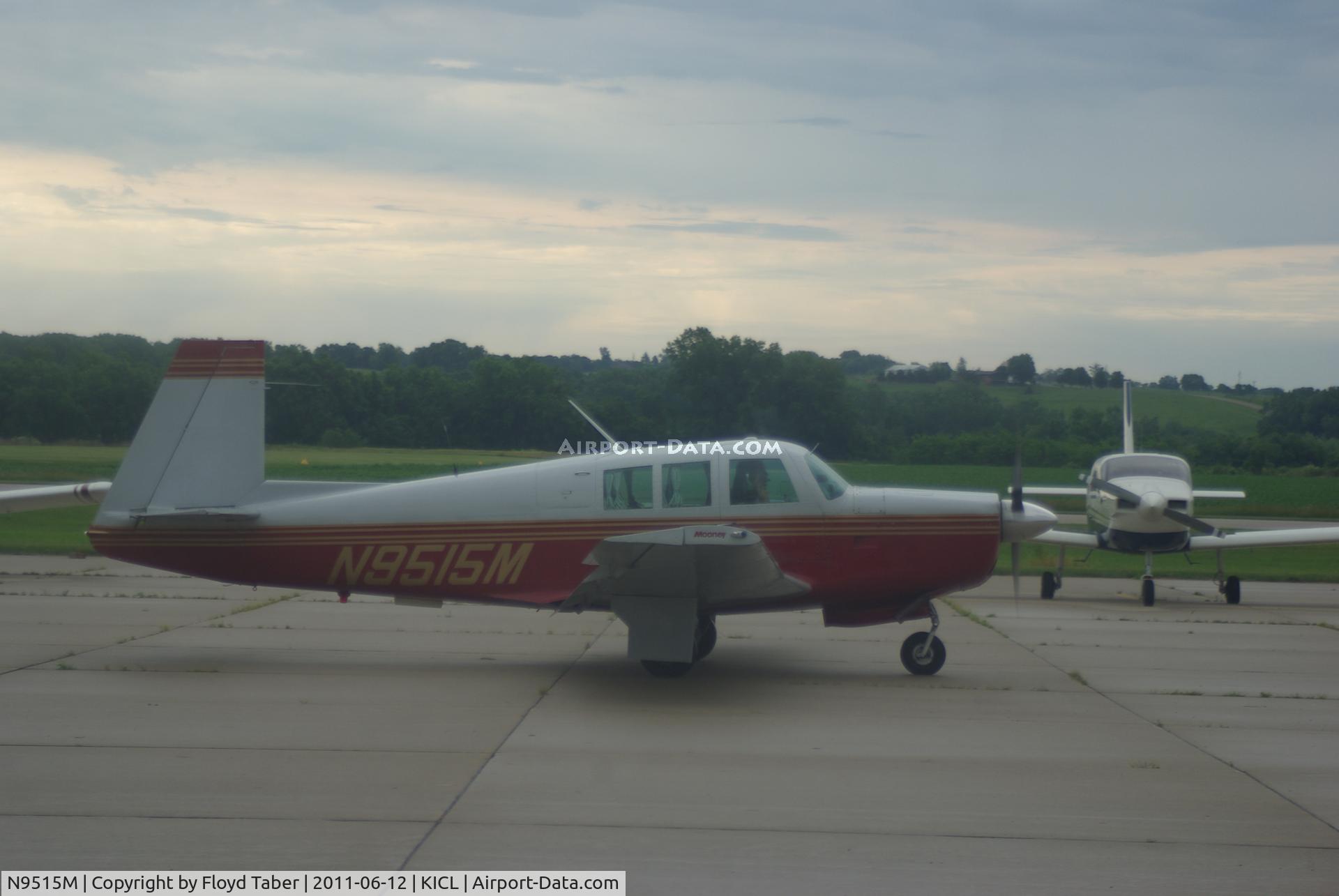 N9515M, 1966 Mooney M20F Executive C/N 670092, Clarinda Fly In Attendee