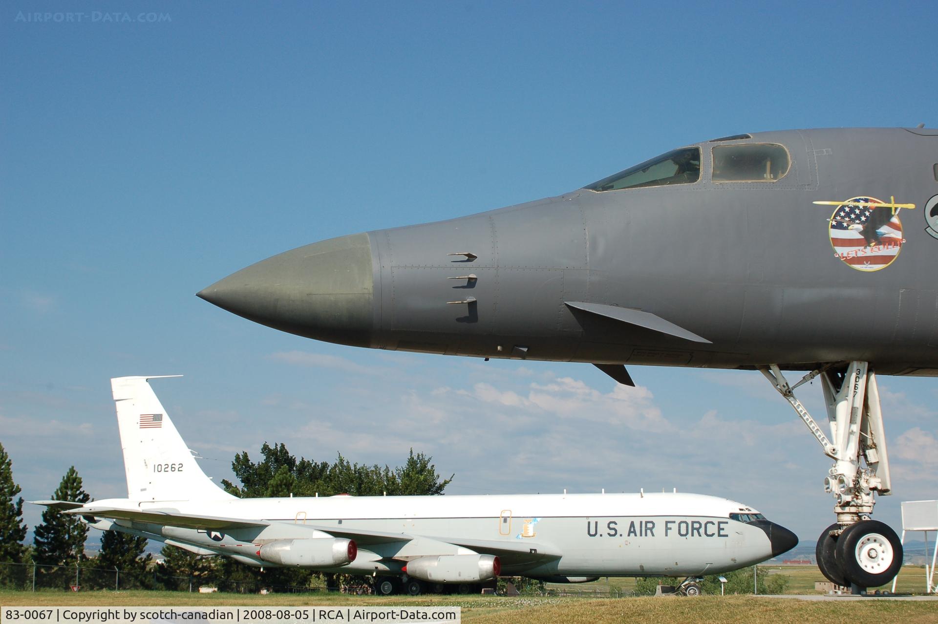 83-0067, 1983 Rockwell B-1B Lancer C/N 4, Rockwell B-1B Lancer at the South Dakota Air and Space Museum, Box Elder, SD