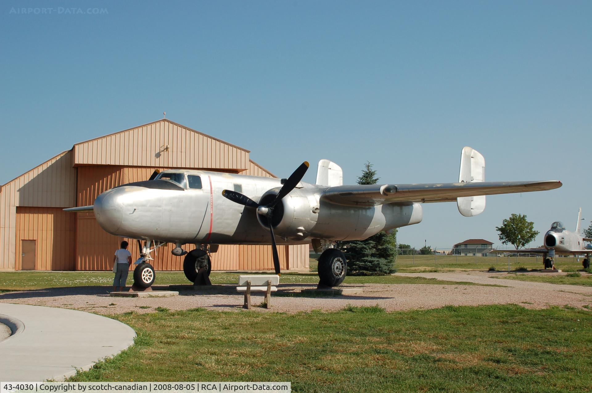 43-4030, 1943 North American VB-25J-1-NC Mitchell C/N 108-24356, 1943 North American VB-25J-1-NC Mitchell at the South Dakota Air and Space Museum, Box Elder, SD