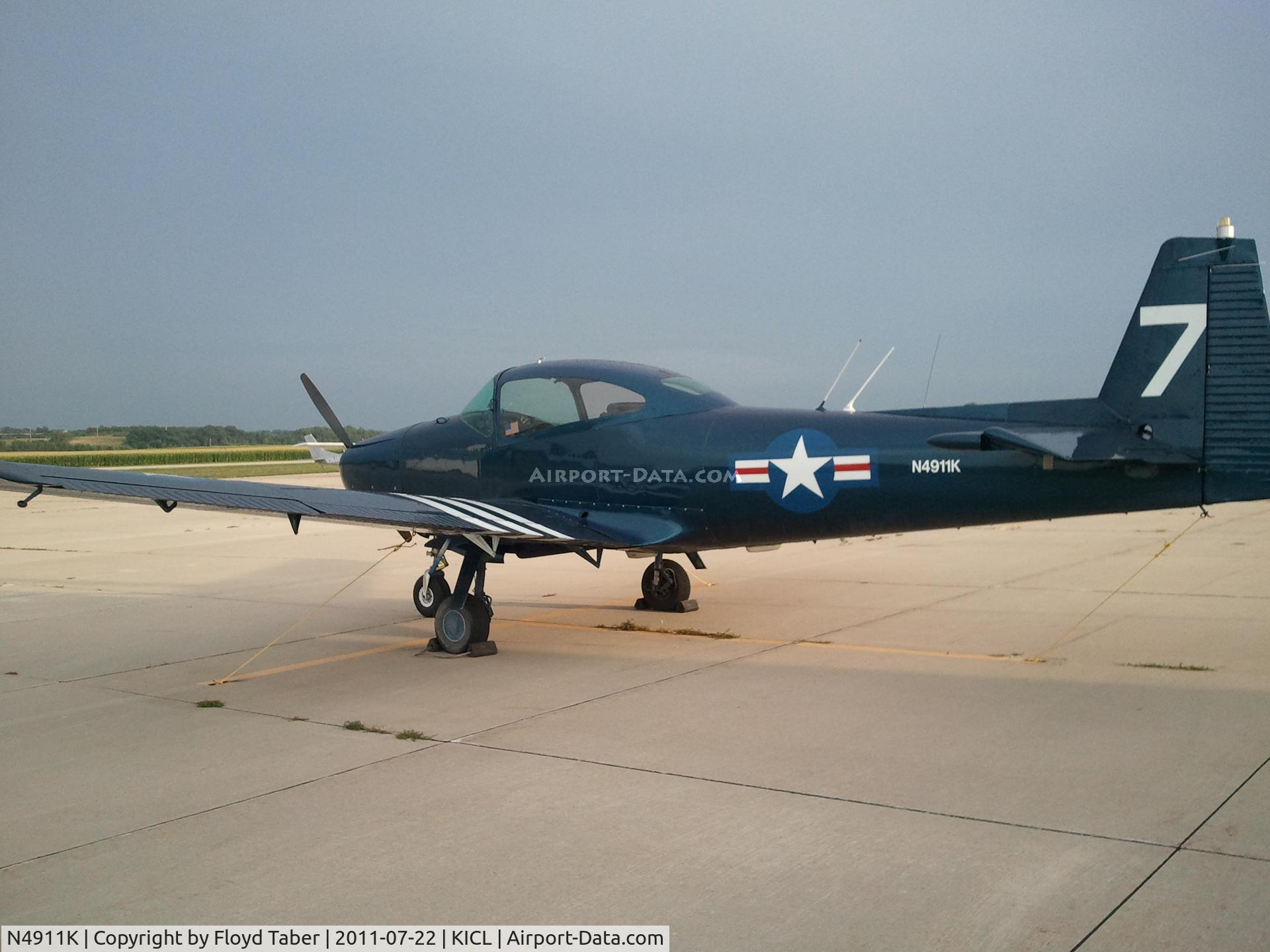 N4911K, 1949 Ryan Navion A C/N NAV-4-1911, In for wedding at Clarinda