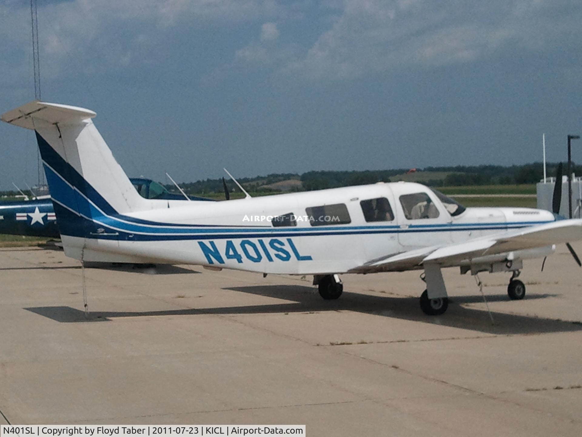 N401SL, 1978 Piper PA-32RT-300T Turbo Lance II C/N 32R-7887148, Stop in Clarinda