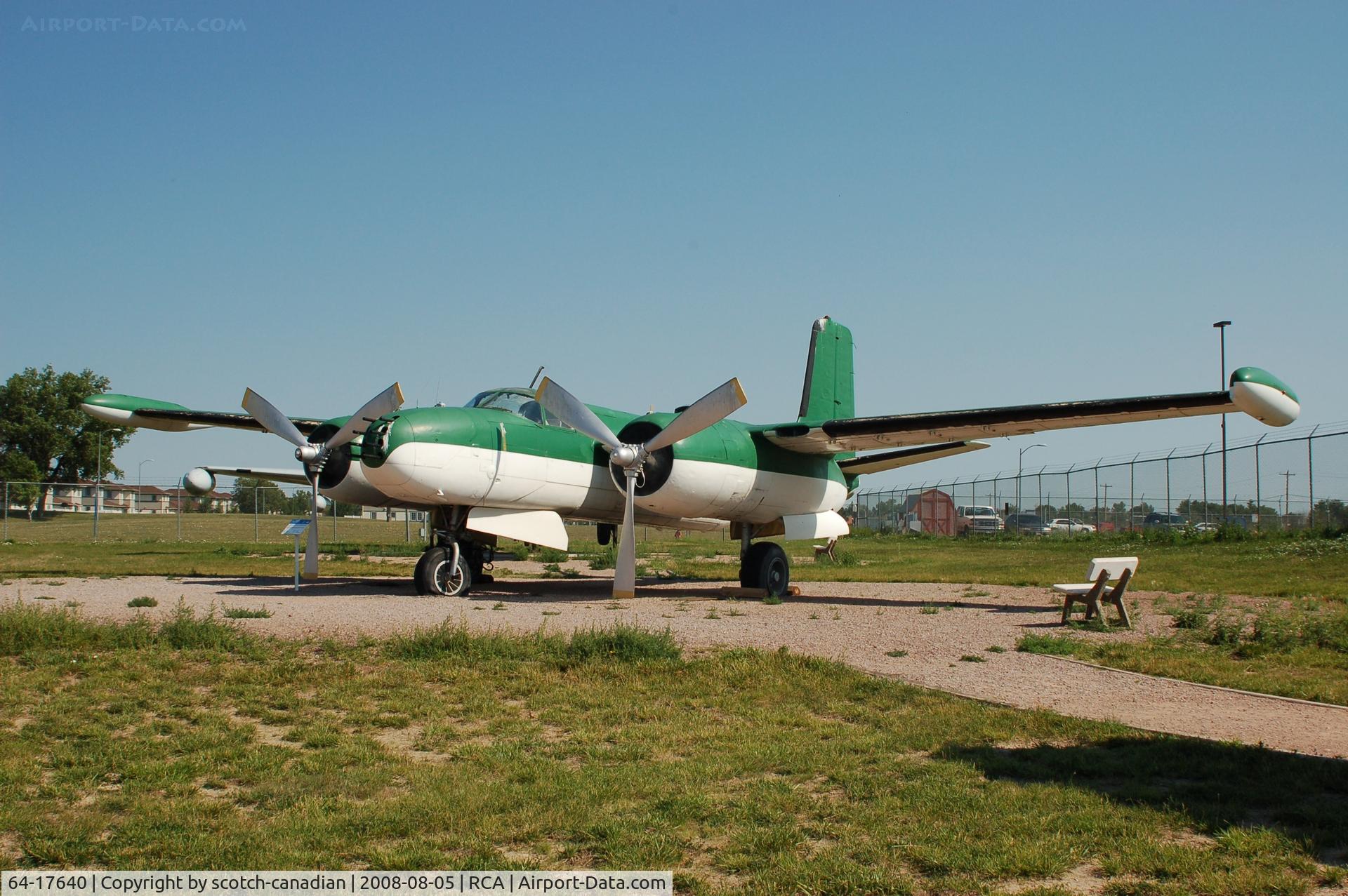 64-17640, 1964 Douglas-On Mark B-26K Counter Invader C/N 29175 (was 44-35896), 1964 Douglas-On Mark B-26K at the South Dakota Air and Space Museum, Box Elder, SD