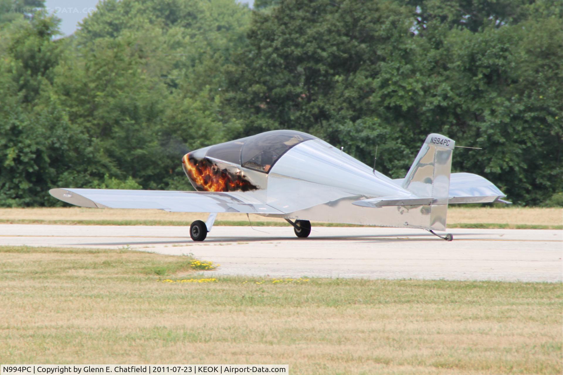 N994PC, Sonex Sonex C/N 1139, Holding at runway 14 for departure.