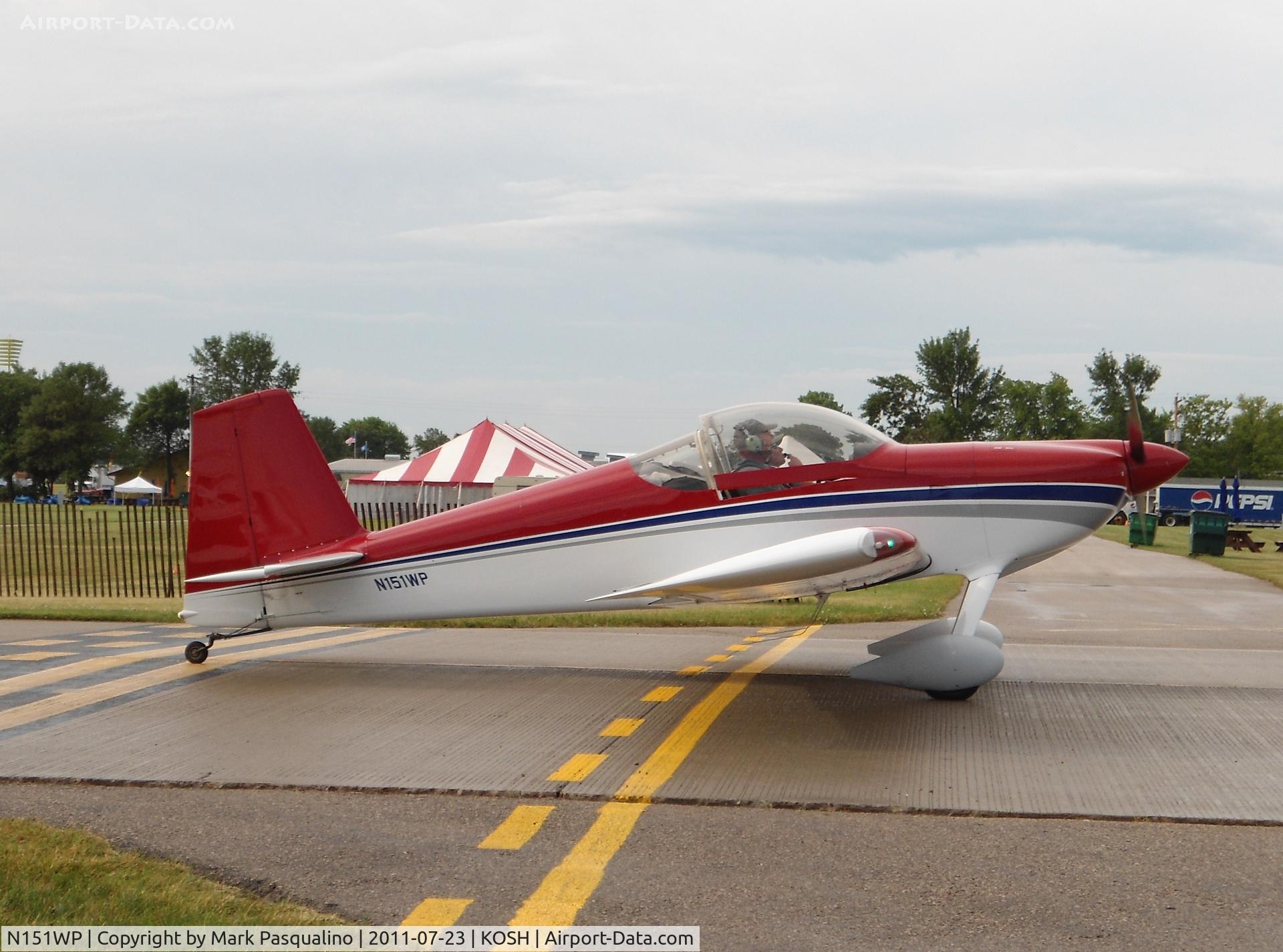 N151WP, 2007 Vans RV-7 C/N 71494, Vans RV-7