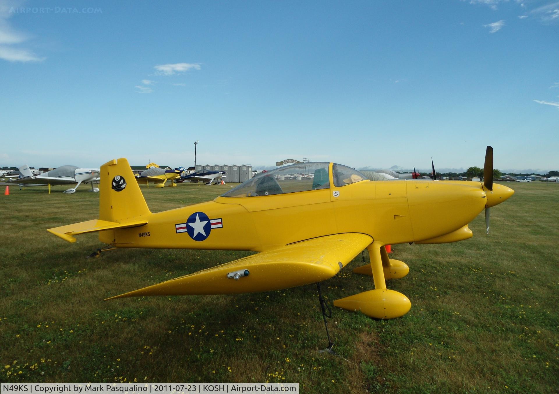 N49KS, 2001 Vans RV-8 C/N 80650, Vans RV-8
