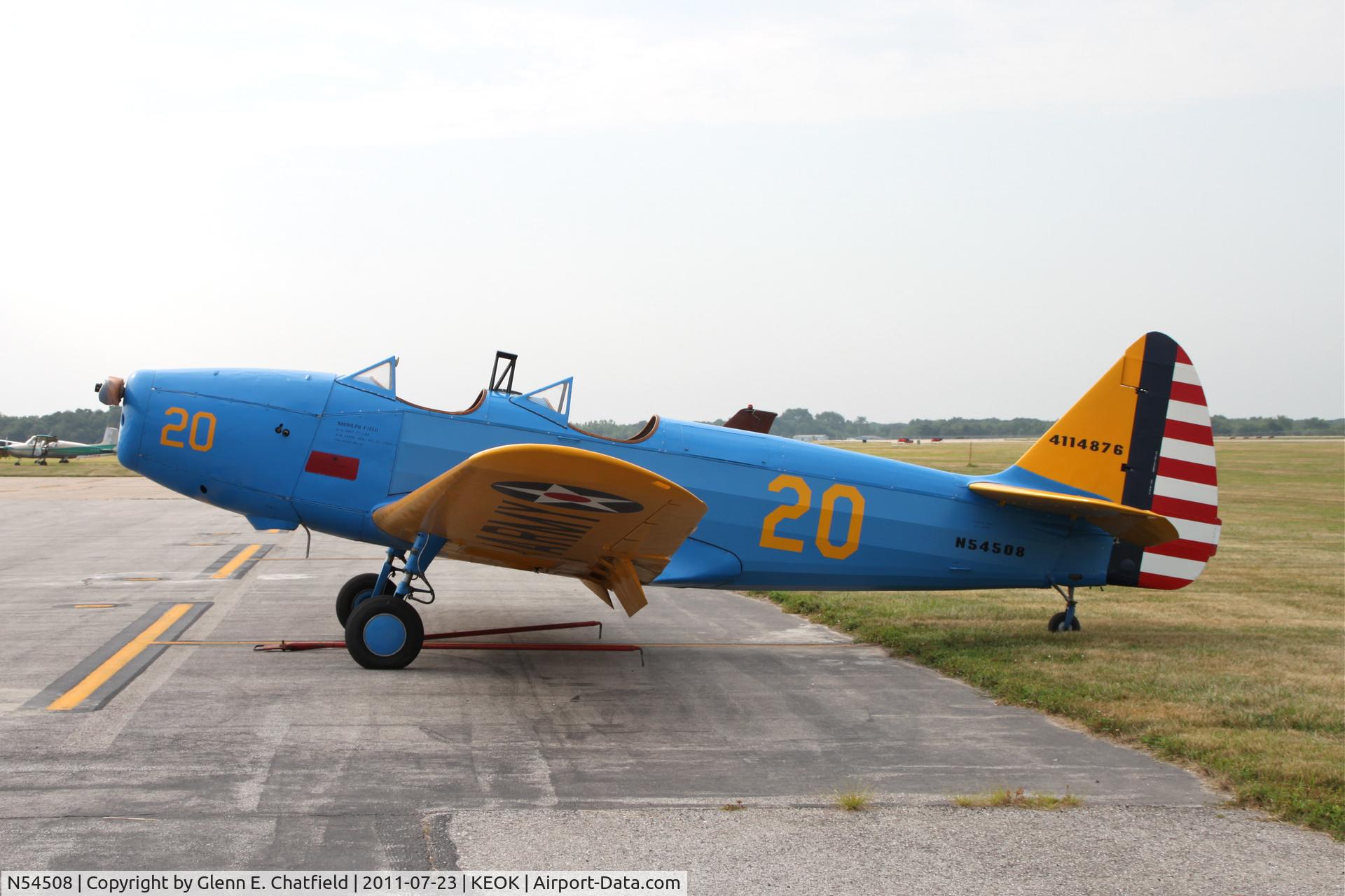 N54508, 1941 Fairchild M-62A C/N T41-831, Displayed at the L-bird fly-in breakfast.
