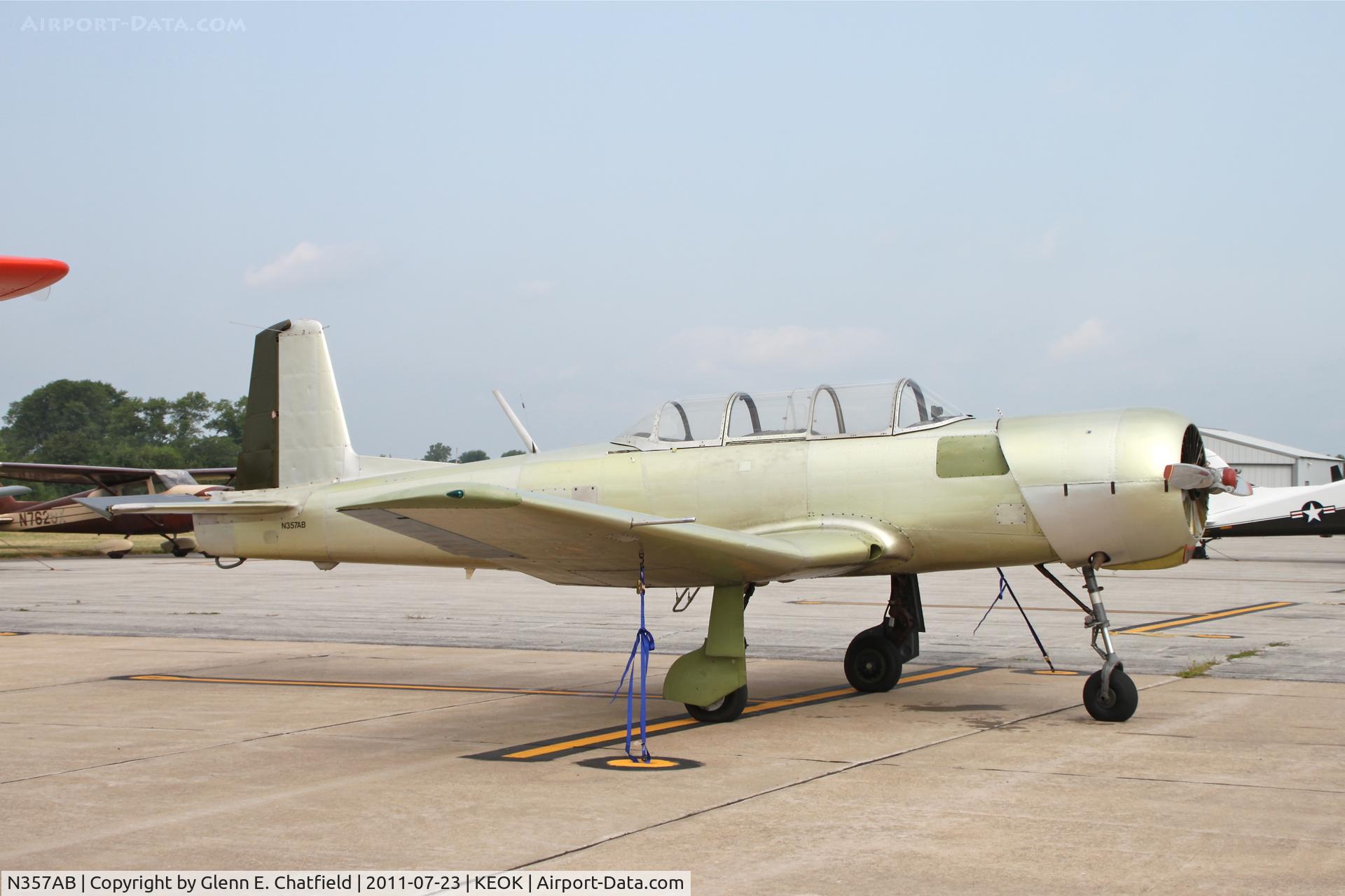 N357AB, 1971 Nanchang CJ-6 C/N 1432023, At the Liaison Bird fly-in breakfast