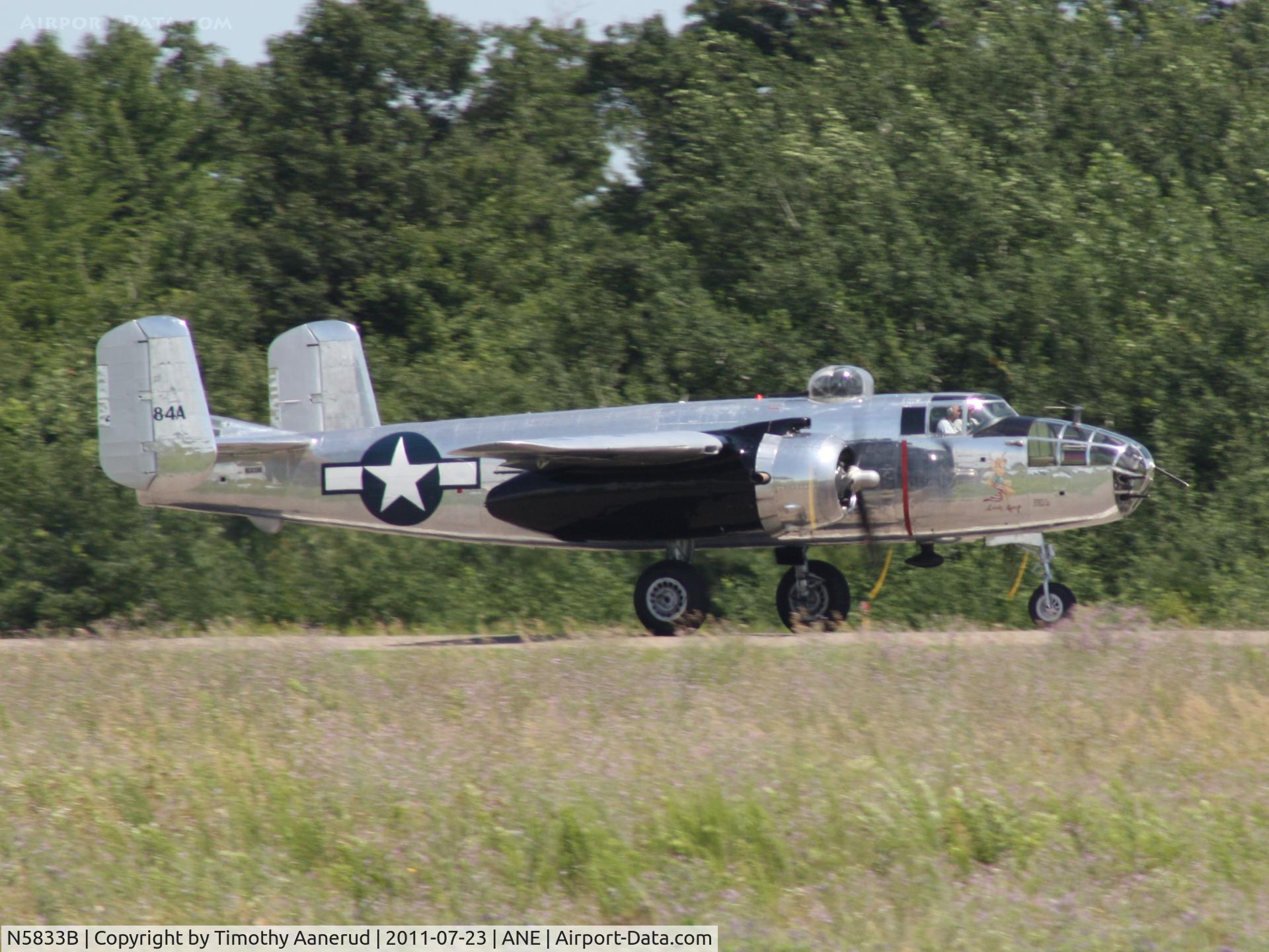 N5833B, 1945 North American B-25J Mitchell Mitchell C/N 108-47735, North American B-25J, c/n: 45-8884A