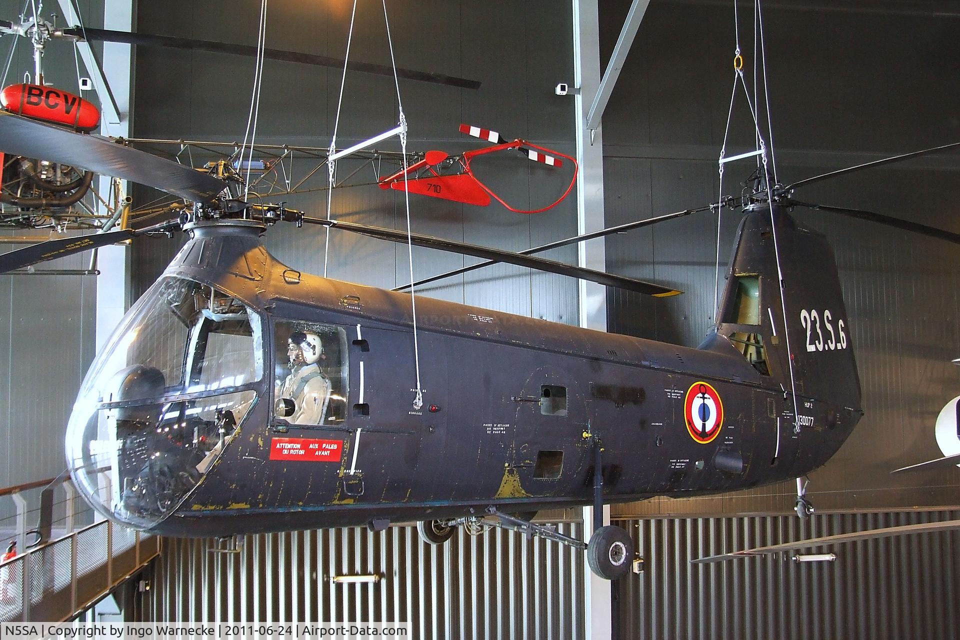 N5SA, Piasecki UH-25B Retriever C/N 128594, Piasecki HUP-2 Retriever at the Musee de l'Air, Paris/Le Bourget