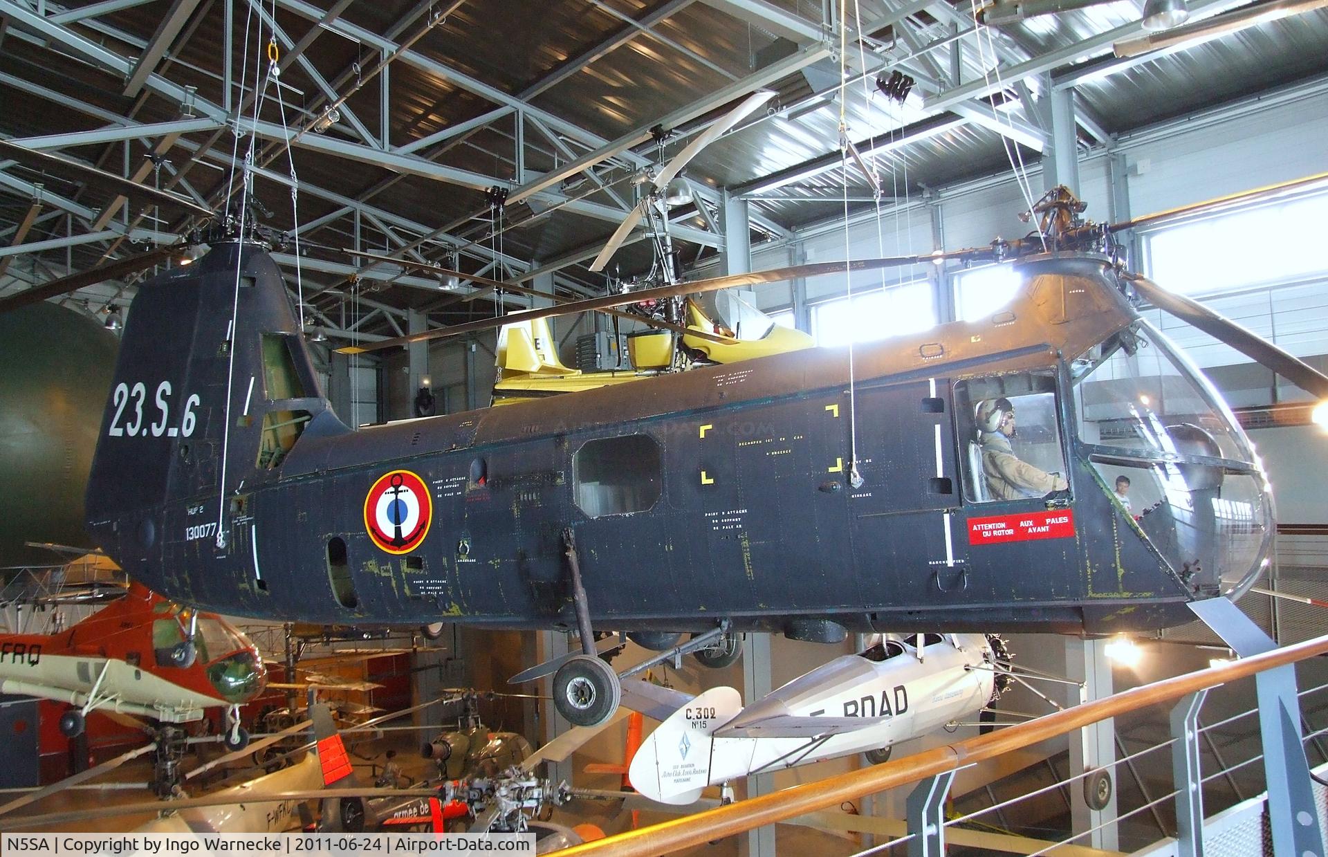 N5SA, Piasecki UH-25B Retriever C/N 128594, Piasecki HUP-2 Retriever at the Musee de l'Air, Paris/Le Bourget