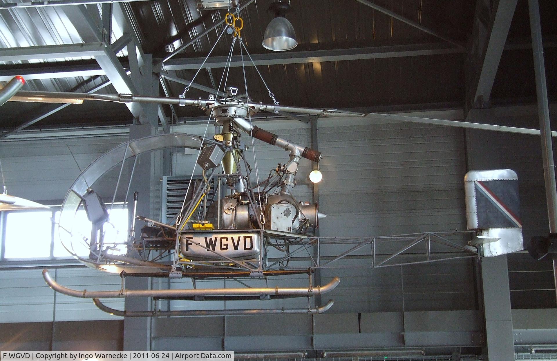 F-WGVD, Sud Aviation SO-1220 Djinn C/N 02, Sud-Ouest SO.1220 Djinn at the Musee de l'Air, Paris/Le Bourget