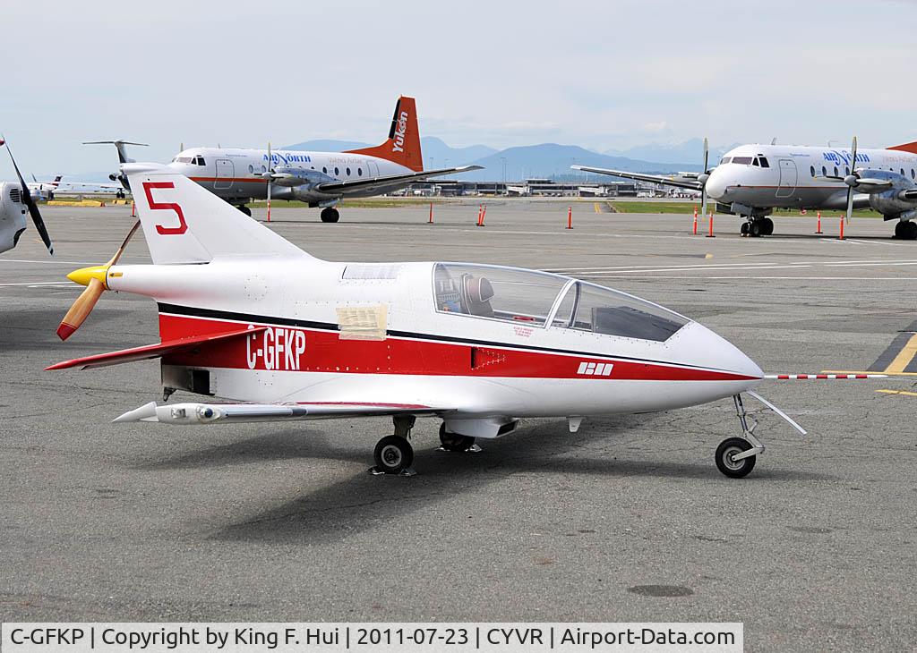 C-GFKP, 2000 Bede BD-5B C/N 1969, On display at YVR 80 anniversary open house