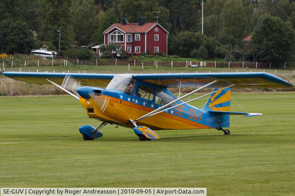 SE-GUV, 1978 Bellanca 8KCAB Decathlon C/N 409/78, at Vallentuna airfield